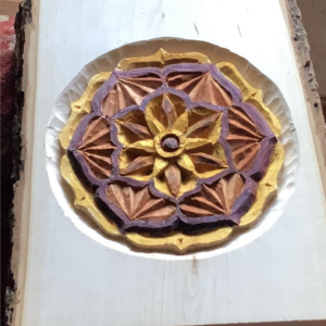 Mandala Hand Carved